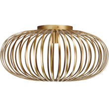 Lumină de plafon cu nervuri metalice