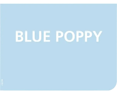 Mostră de culoare Mac albastru