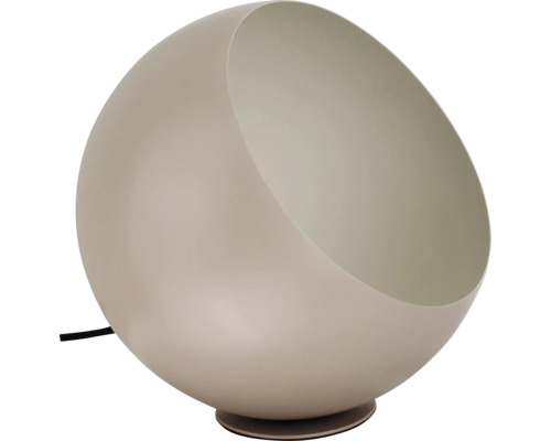 Lampă de masă semisferică din metal