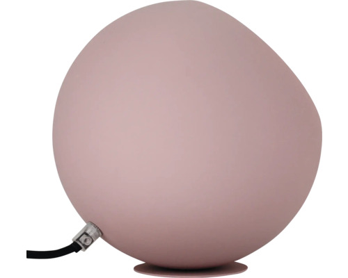 Lampă de masă sferică din plastic cu conexiune prin cablu