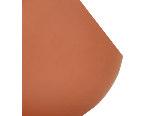 Fragment de material de culoare teracotă