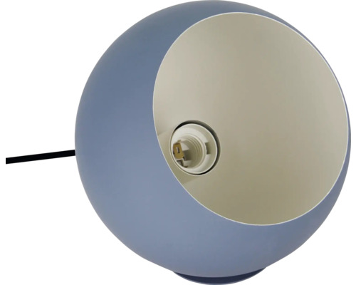 Lumină sferică albastră cu soclu