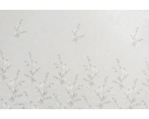 Cortină cu broderie florală