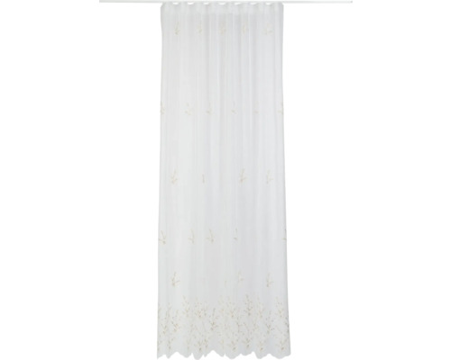 Cortină din voile cu model floral
