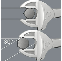 Cheie reglabilă în utilizare cu un unghi de decalaj de 30 de grade