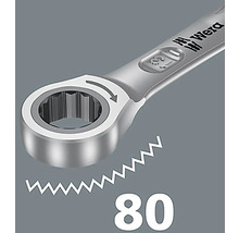 Cheie inelară cu logo Wera cu 80 de dinți