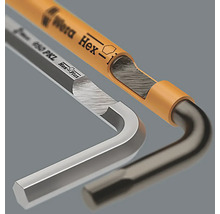 Imagine detaliată a două chei hexagonale Wera