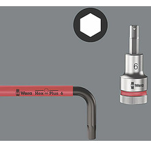 Logo Wera, profil hexagonal, cheie imbus și cheie tubulară