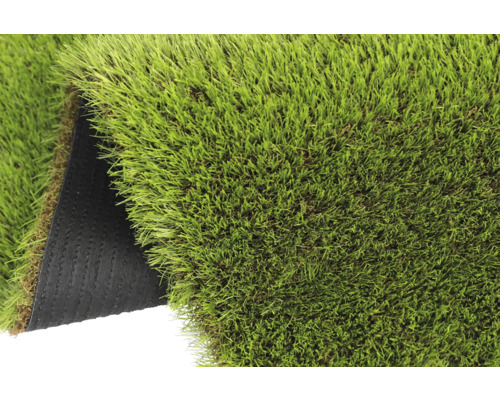 Bucată de gazon artificial cu drenaj pe spate