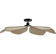 Ventilator de tavan cu pale din ratan