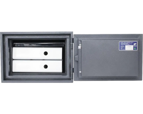 Seif deschis cu două sertare