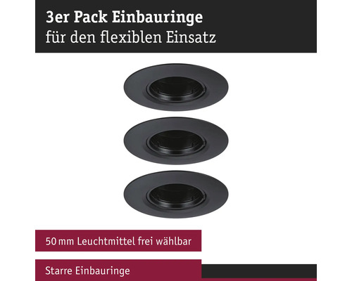 Pachet de 3 inele de montaj pentru utilizare flexibilă