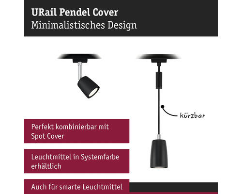 Abajur pendul URail pentru design minimalist