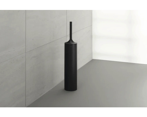 Set WC negru în baie