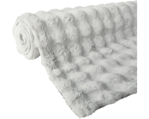 Pătură plușată rulată cu structură cu noduri