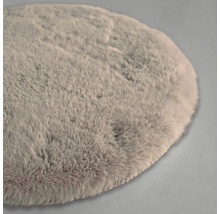 Covor rotund cu fibre înalte