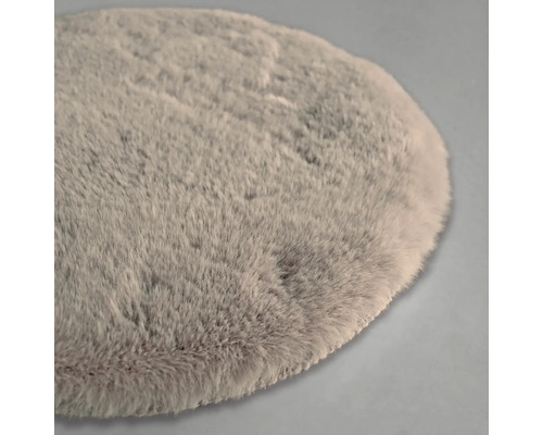 Covor rotund cu fibre înalte