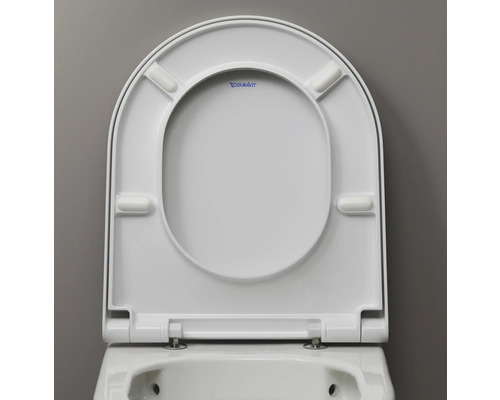 Scaun de toaletă deschis cu logo Duravit