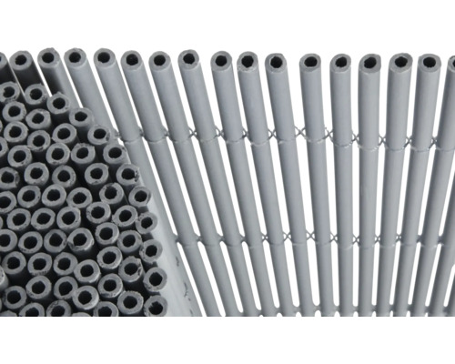 Prim-plan cu țevi din plastic pentru utilizare ca produs de construcție