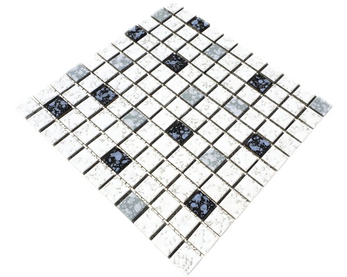 Placă de mozaic cu pietre pătrate