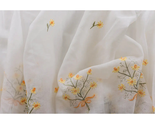 Țesătură pentru perdele cu model floral