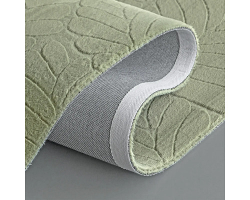 Covor cu design de frunze, textil