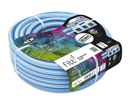 Furtun de grădină Fitt NTS Jeans, lungime 20 metri, diametru 1/2 inch