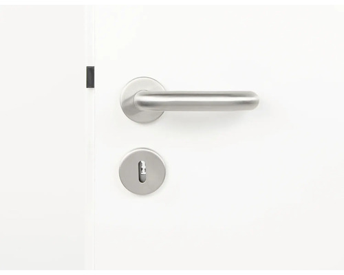 Ușă cu clanță și gaură de cheie