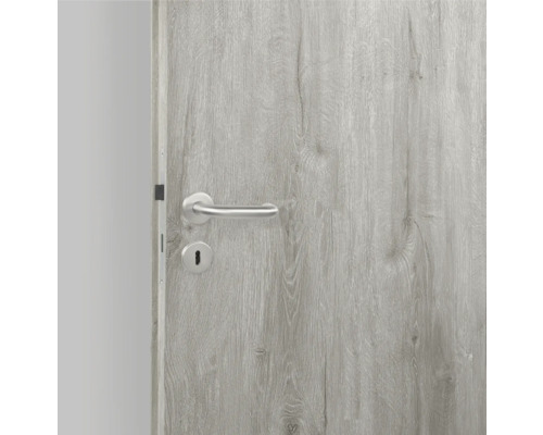 Ușă de lemn cu încuietoare și mâner