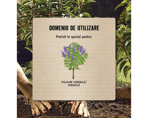 Domeniu de utilizare pentru plante cu utilizare generală.