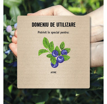 Domeniu de utilizare potrivit în special pentru afine.