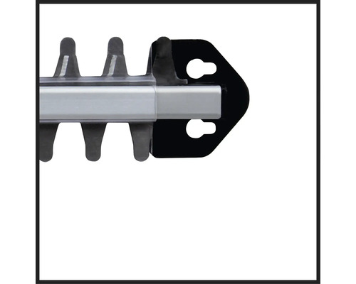 Imagine detaliată cu lama unei foarfeci de gard viu.