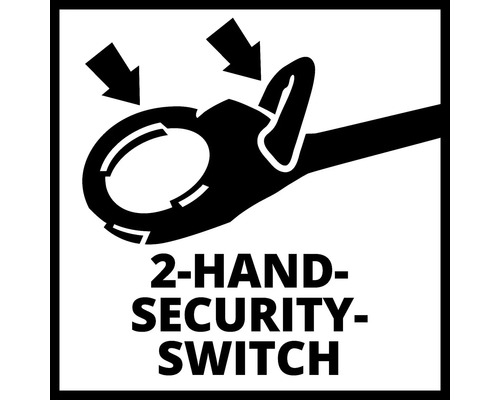 Simbol pentru comutator de siguranță cu două mâini