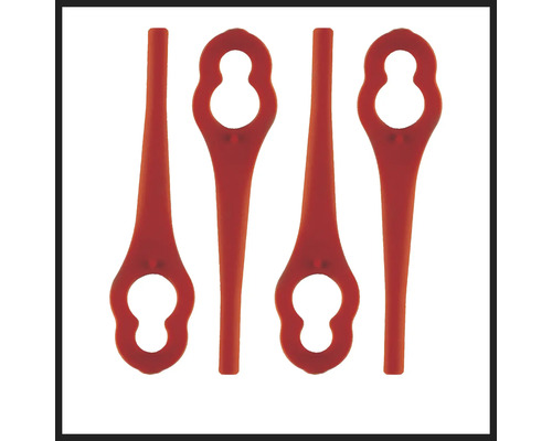 Mai multe cuțite de tuns iarba din plastic