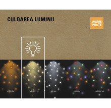 Diverse culori de lumină pentru lămpi