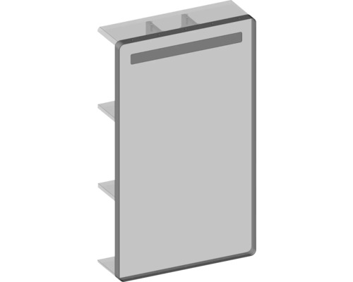 Raft sanitar cu trei suprafețe de depozitare