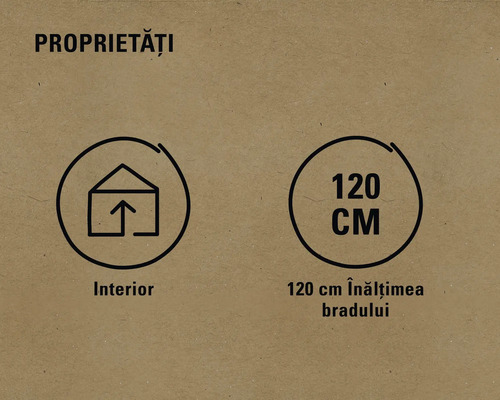 Caracteristici: Pentru interior, înălțime 120 centimetri
