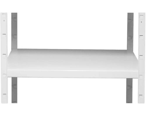 O singură poliță albă goală.