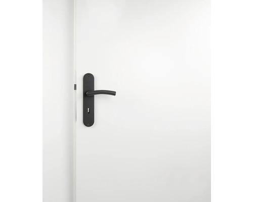 Ușă interioară simplă cu mâner negru