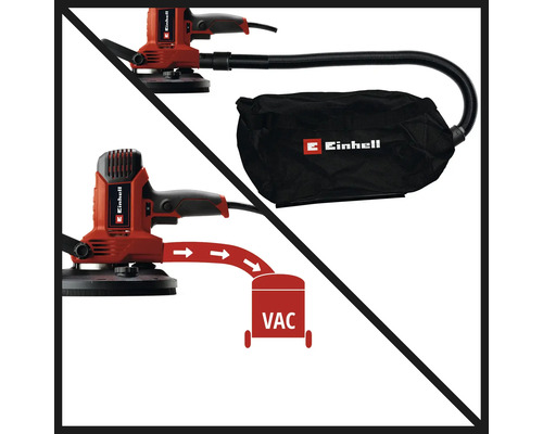 Șlefuitor pentru gips-carton Einhell cu aspirare praf
