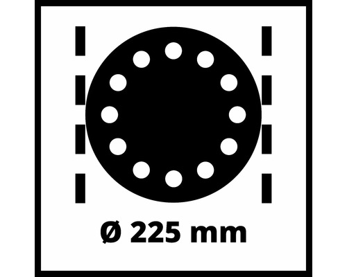 Simbol pentru diametru de 225 milimetri