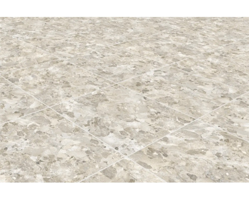 Plăci de faianță cu model de piatră montate