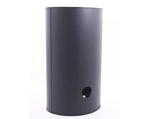 Coș de gunoi metalic cu gaură