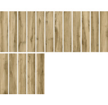 Plăci ceramice cu aspect de lemn pentru interior