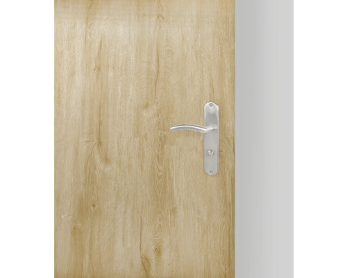 Ușă din lemn cu mâner