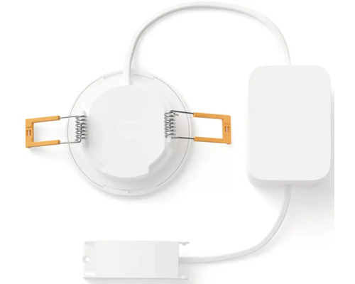 Spot încastrat în tavan cu cablu de conectare și arcuri