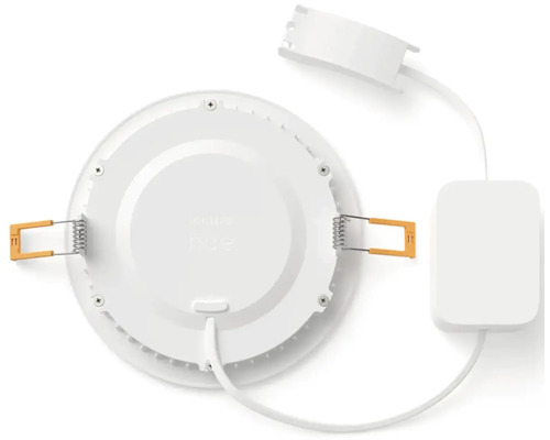 Imagine din spate a spotului încastrat Philips Hue