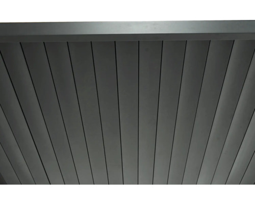 Imagine detaliată a unui acoperiș de terasă din aluminiu