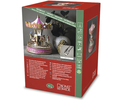 Carusel Konst Smide cu iluminare LED în ambalajul produsului