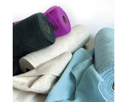 Role de material textile multicolore